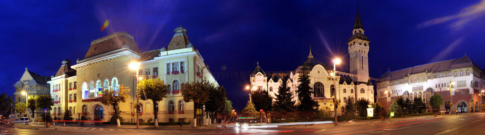 City Hall, Prefecture and Palace of Culture, Târgu Mureş